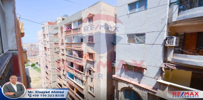 شقة للبيع فى سموحة - قسم سيدى جابر - الإسكندرية