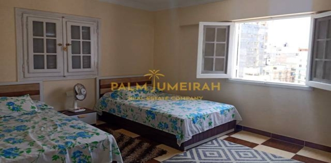 شقة للإيجار فى جناكليس - قسم الرمل - الإسكندرية
