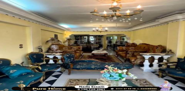 شقة للبيع فى ميامي - قسم المنتزه - الإسكندرية